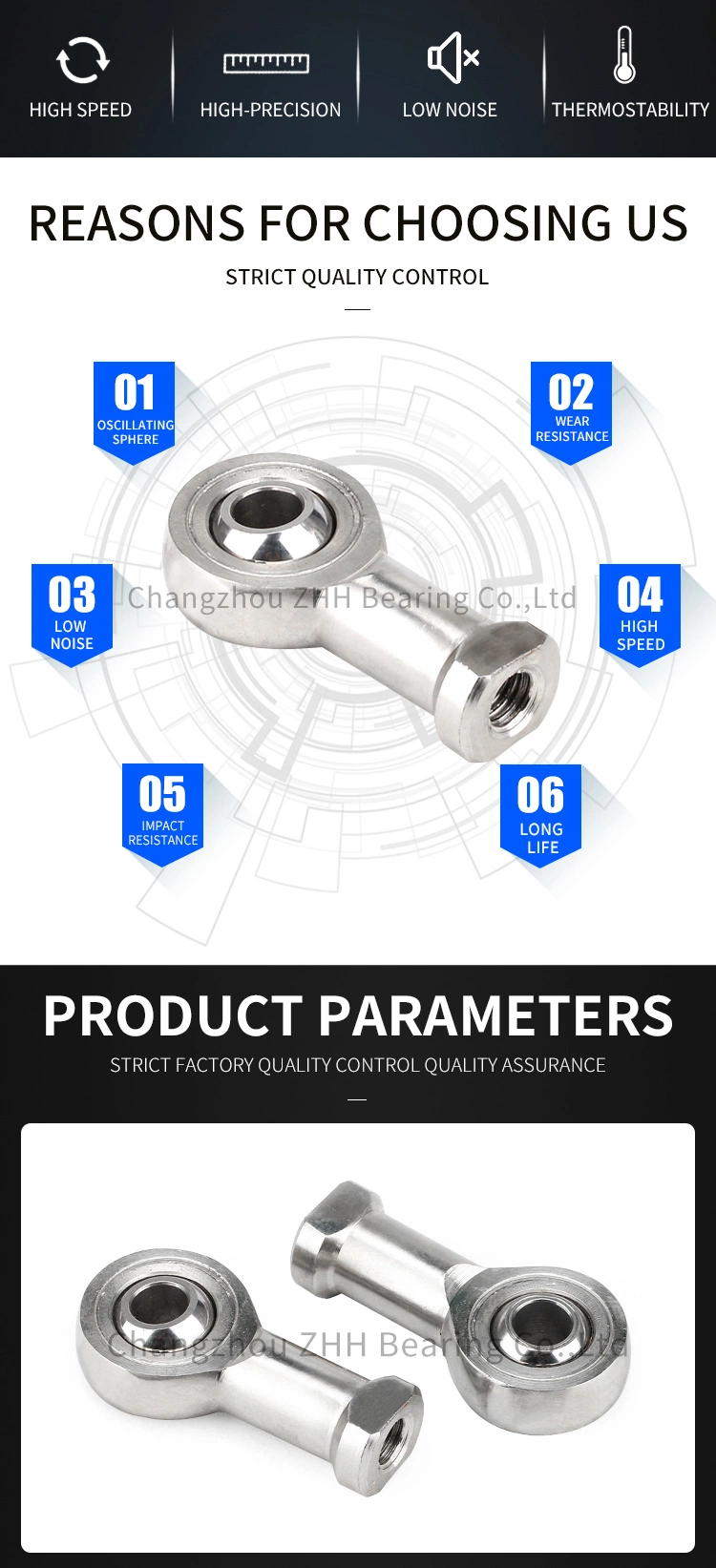 Rod End Bearing for Hot Selling High Quality with High Loading