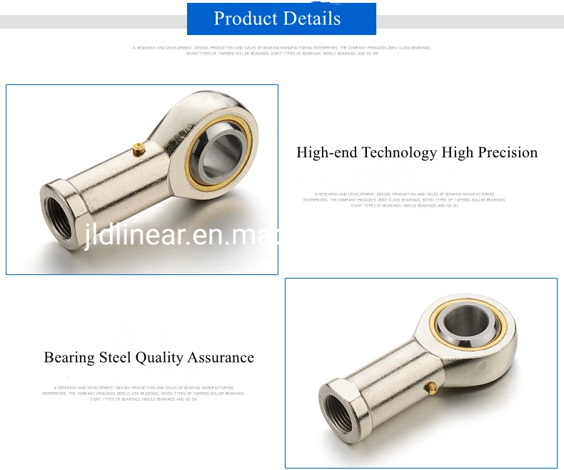 China Factory Ball Joint Bearing Rod End Bearings (NOS3, NOS4, NOS5, NOS6, NOS8, NOS10, NOS12, NOS14, NOS16, NOS18, NOS20, NOS22, NOS25, NOS28, NOS30)