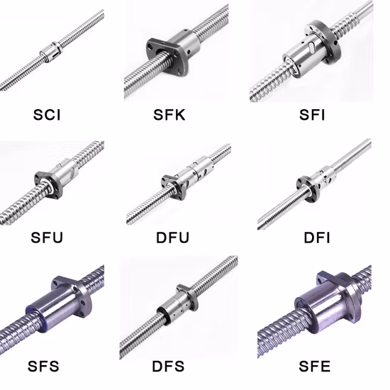 Kugelumlaufspindel mit Kugelumlaufrolle und C5/C3-Boden für CNC-Fräsmaschinen